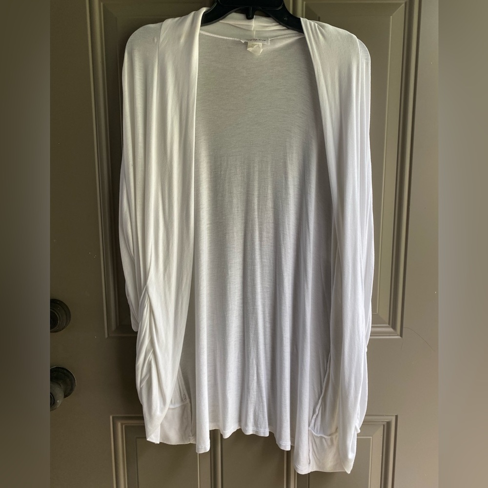 The Zig Zag Stripe Open Front Cardigan size Medium